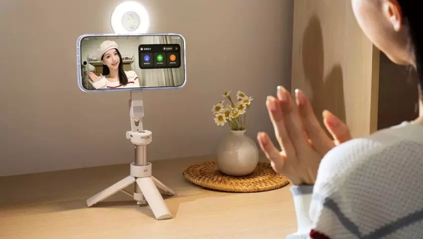 Oppo stellt das Magnetic Halo Flash Light vor — ein ungewöhnliches Accessoire für Beleuchtung bei der Erstellung von Foto- und Videoinhalten