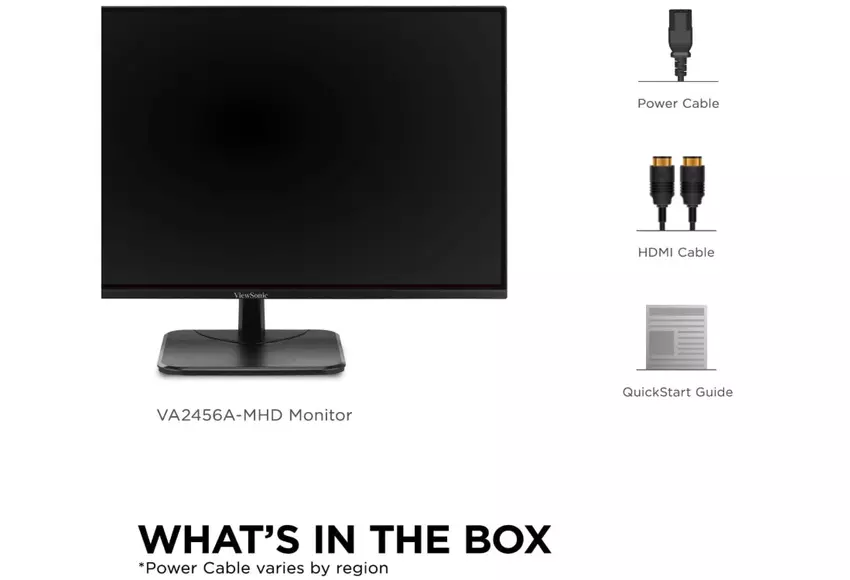 ViewSonic VA2456A-MHD 24 Zoll Monitor für das Büro