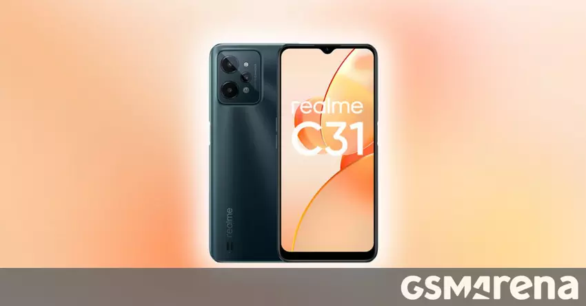 Einsteiger-Smartphone Realme C31 leckt