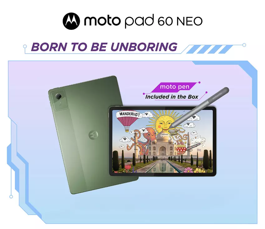 Moto Pad 60 Neo tablet