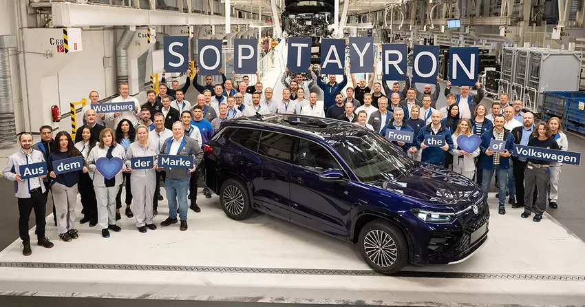 Volkswagen Tayron: Serienproduktion des neuen SUV startet in Wolfsburg