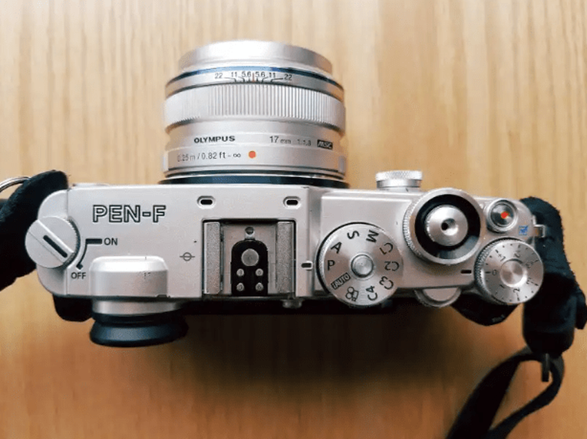 Olympus PEN-F Digitalkamera klassische Bildlook