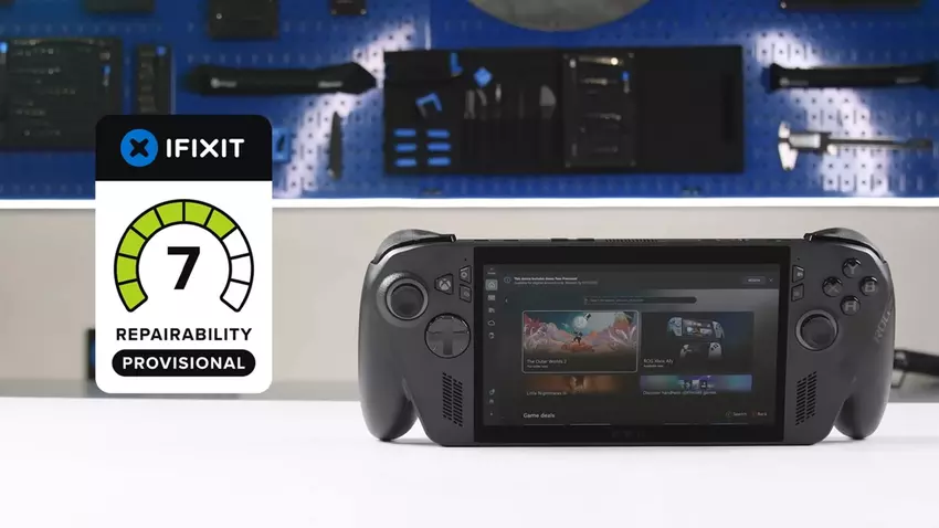 Die tragbare ROG Xbox Ally X-Konsole erhielt von iFixit eine Bewertung von 7 von 10 Punkten — reparierbar, aber schwierig