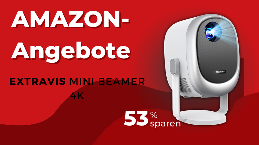 EXTRAVIS Mini Beamer 4K Bundle – Jetzt 105€ günstiger!