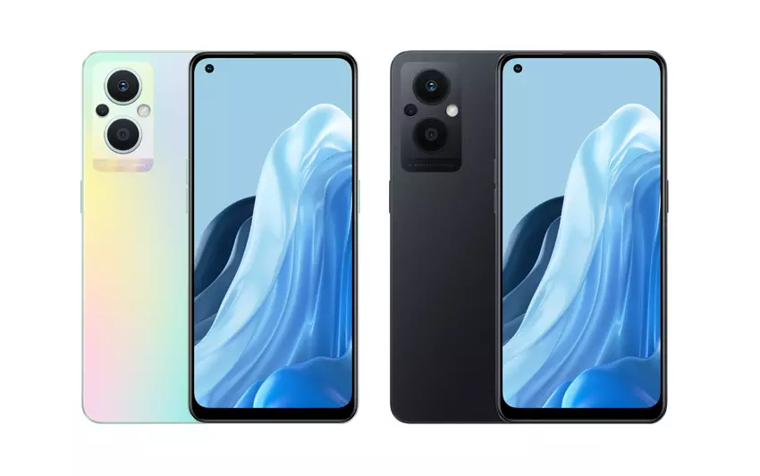 Ein Insider zeigte, wie OPPO Reno 7 Z 5G in Schwarz und Regenbogenfarbe aussehen wird