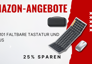 XKM01 Faltbare Tastatur und Maus Set ...
