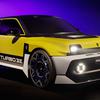 Sportliche Elemente des Renault 5 Turbo 3E