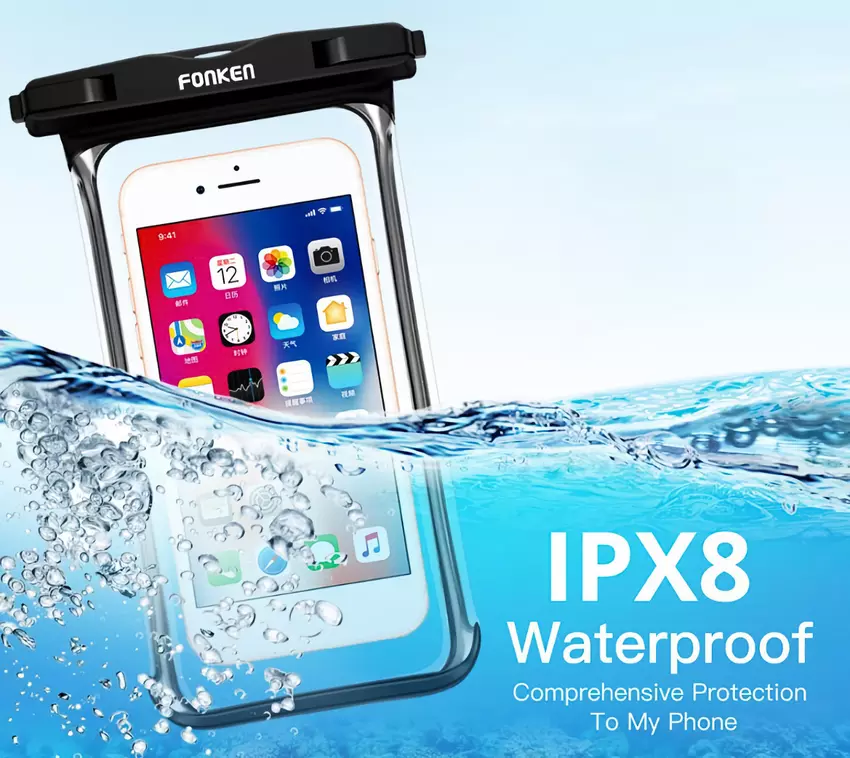 FONKEN wasserdichtes Gehäuse mit IPX8 Zertifizierung für $3