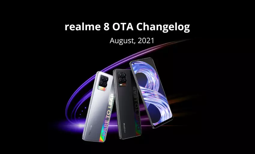 Realme 8 mit Software-Update erhält Dynamic RAM-Funktion, die den Arbeitsspeicher erhöht