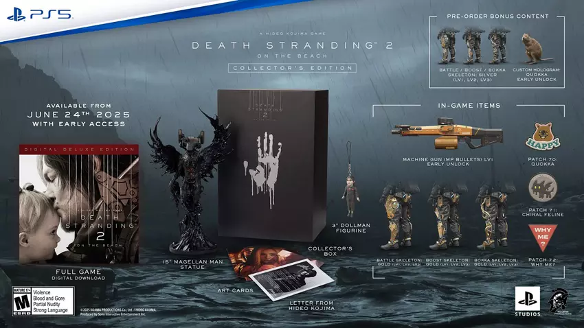 Schön, stilvoll, teuer: Sony hat einen speziellen Trailer zur Collector's Edition von Death Stranding 2: On the Beach veröffentlicht