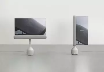 Das rollbare OLED-Display von Totem bietet ...