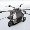 Fliegendes Motorrad Kuickwheel Skyrider X6 mit Blick auf das Gestell