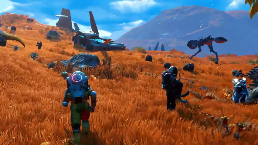 No Man's Sky hat ein Update mit erweitertem Basisgebäude und organischen Fregatten erhalten