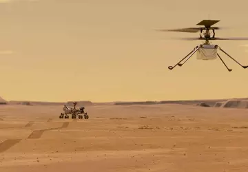 Der unbemannte Hubschrauber Ingenuity absolvierte den ...