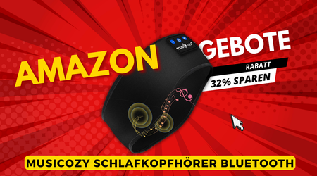 MUSICOZY Schlafkopfhörer Bluetooth mit 32% Ersparnis – 5-in-1 Komfort für erholsame Nächte!