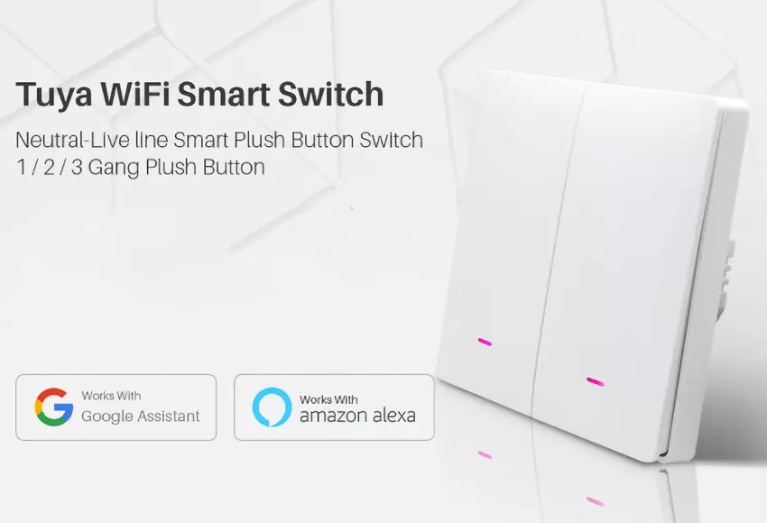 Tuya Smart Switch mit Google Assistant und Amazon Alexa für 10 US-Dollar