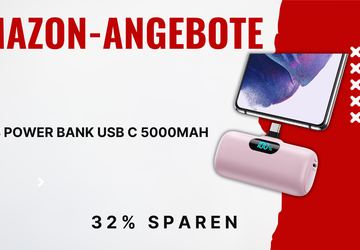 Feob Power Bank USB C 5000mAh ...