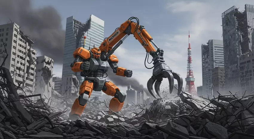 Japans neue Mega-Maschinen: Rettungsroboter sollen Trümmer räumen und Katastrophen bekämpfen