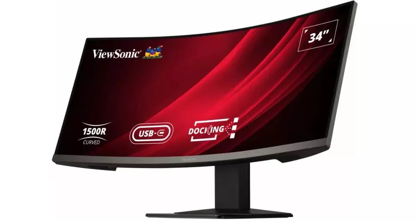 ViewSonic VG3419C - Curved UWQHD Gaming-Monitor mit 120Hz Bildwiederholrate und 1500R Krümmungsradius