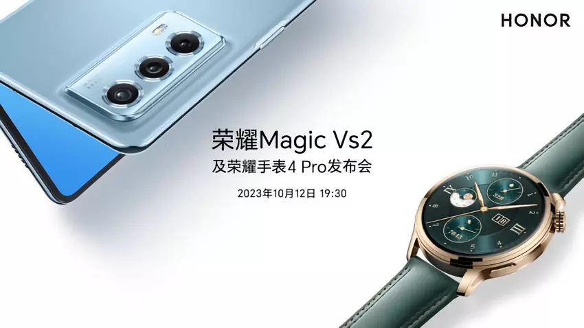 Es ist offiziell: Honor Magic Vs 2 und Honor Watch 4 Pro werden am 12. Oktober enthüllt