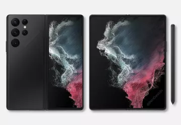 Eingebauter S Pen und zwei Displays ...