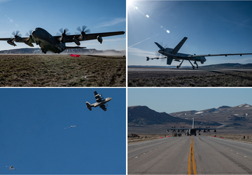 Die MQ-9 Reaper startete und landete ...