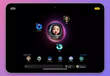 Apple Image Playground markiert Bilder mit ...