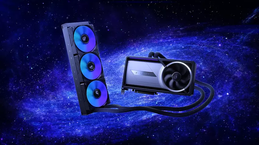 ROG Astral LC GeForce RTX 5090 OC Edition Grafikkarte. Abbildung: ASUS