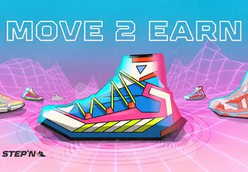 Stepn ist eine NFT-Sneaker-App, die für ...