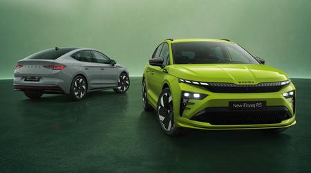 Škoda Enyaq RS und Enyaq Coupé RS in Design und Ausstattung aktualisiert