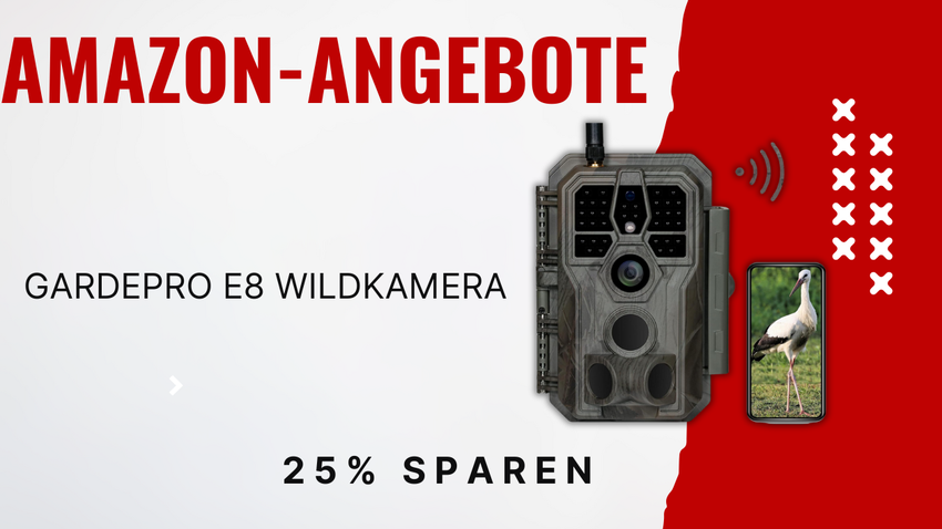 GardePro E8 Wildkamera mit WLAN – Satte 25% Rabatt!
