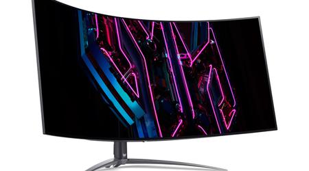 Der Acer Predator X45 Curved 3.4K Gaming Monitor mit 240Hz Bildwiederholrate kommt acht Monate nach seiner Ankündigung zu einem reduzierten Preis in den Handel