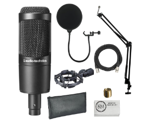 Audio-Technica AT2035 Kondensatormikrofon mit Nierencharakteristik im Lieferumfang enthalten