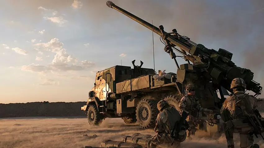 Britische Medien zeigten zuerst einen Bericht über CAESAR-Artillerieeinheiten in der Ukraine