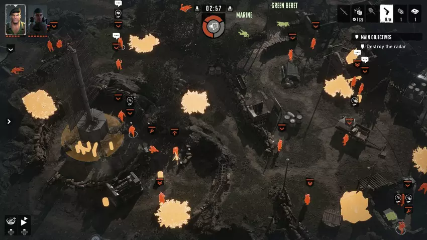 Schnittstelle von Commandos: Origins