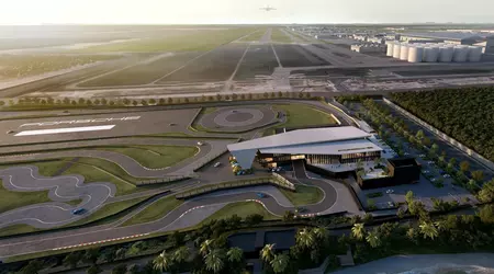 Im neuen Porsche Experience Centre Singapore verläuft die Strecke direkt durch das Gebäude