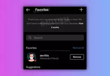 Instagram arbeitet an einer neuen "Favoriten"-Funktion