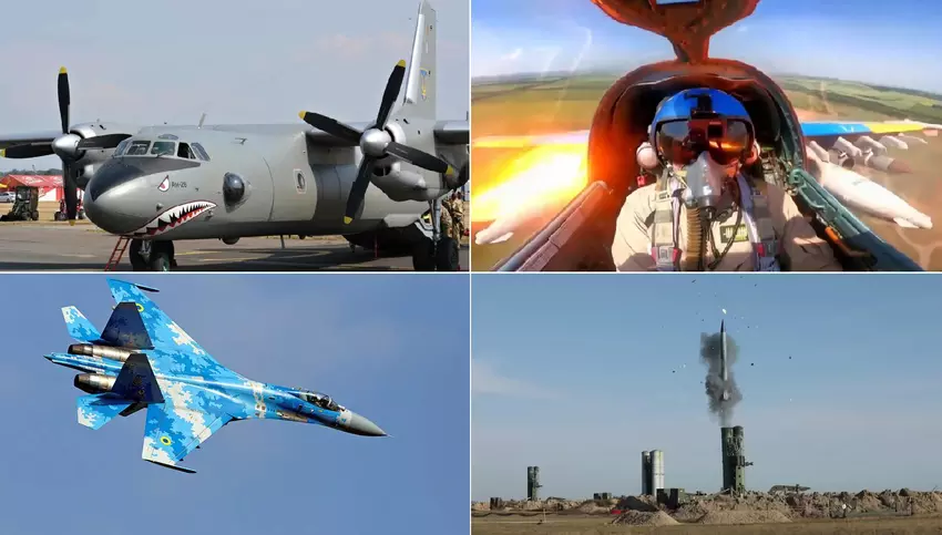 S-300-Luftabwehrsysteme, Su-27-Kampfflugzeuge, Mi-8-Hubschrauber und Bayraktar-TB2-Drohnen in Aktion - ein spektakuläres Video zum Tag der Luftwaffe in der Ukraine