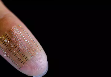 Ein Superkondensator von der Größe eines ...