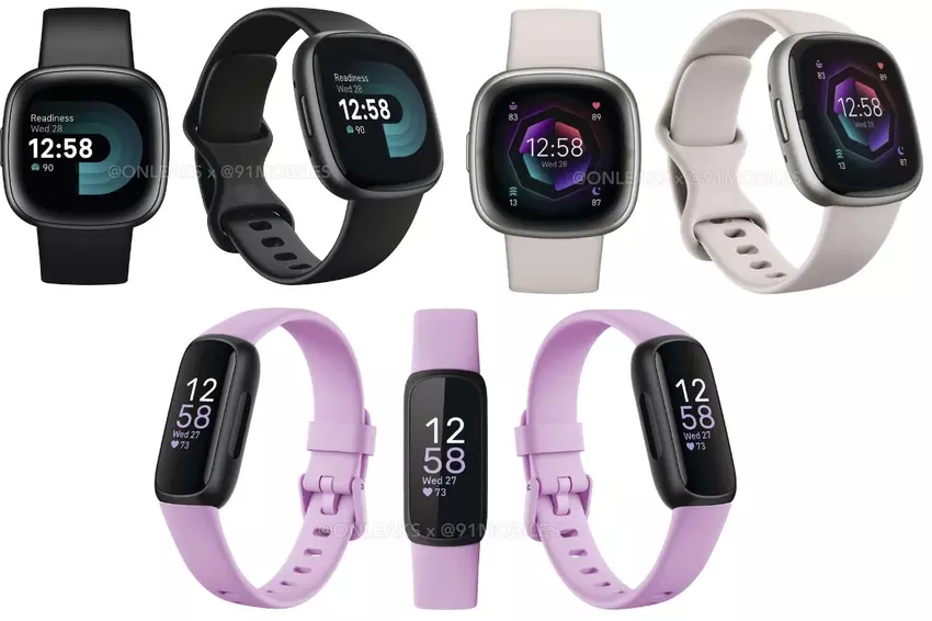 Offizielle Fitbit Sense 2 Renderings durchgesickert. Versa 4 und Inspire 3