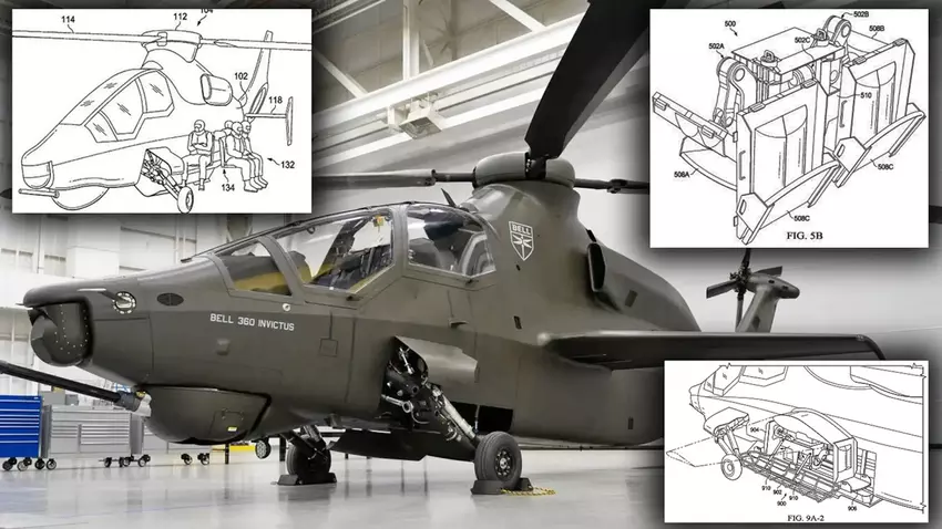 Bell schlägt vor, die Besatzung des Hubschraubers 360 Invictus an die Stelle von Raketenwerfern zu setzen
