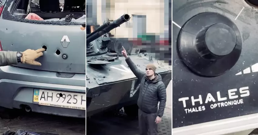 Skandal! Das Video von Bucha beweist, dass das französische Unternehmen Thales Russland mit seinen Catherine FC-Wärmebildkameras für den BMD-4M beliefert hat