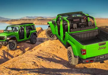 Jeep hat die leuchtende Farbe Mojito ...