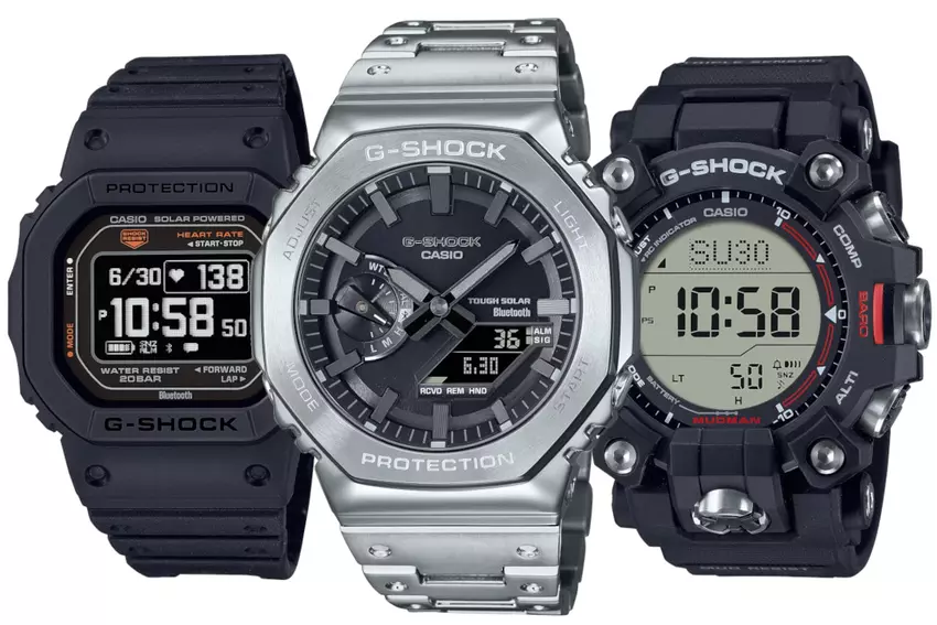 Casio bringt neue G-Shock Modelle GA-110AS und GA-2100AS in den Farben Schwarz und Beige auf den Markt