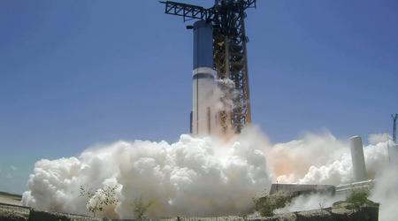 SpaceX hat nicht gerade eine Super Heavy Rakete mit 33 Raptor 2 Triebwerken getestet - der Zündungstest dauerte nur halb so lange wie geplant