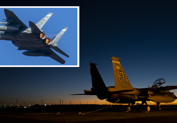 Das neueste Kampfflugzeug F-15EX Eagle II ...