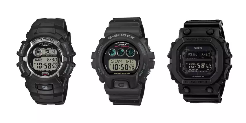 Casio G-Shock GW2310U-1, GW6900U-1 und GX56UBB-1 Uhren