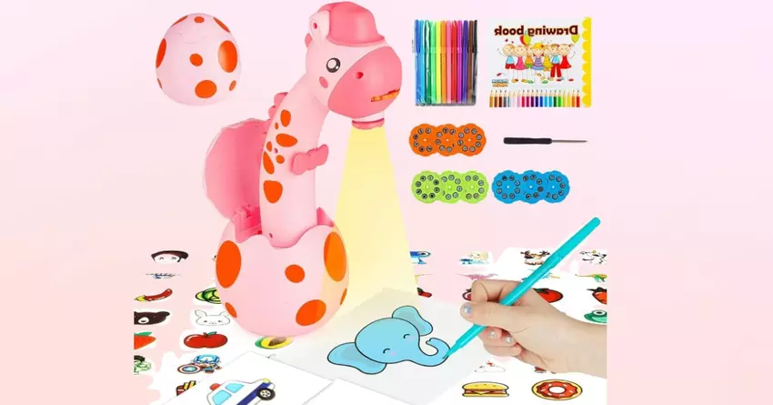 KETIEE Kinderbeamer zum Zeichnen