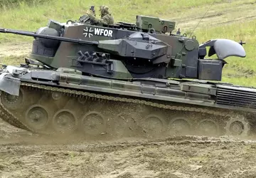 Selbstfahrende Flugabwehrsysteme Gepard, Munition für Leopard ...