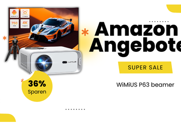 WiMiUS P63 Full HD Beamer Bundle ...